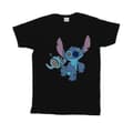 Miniatyrbild 1 av 4: Disney Lilo And Stitch Hypnotized T-shirt i bomull för flickor