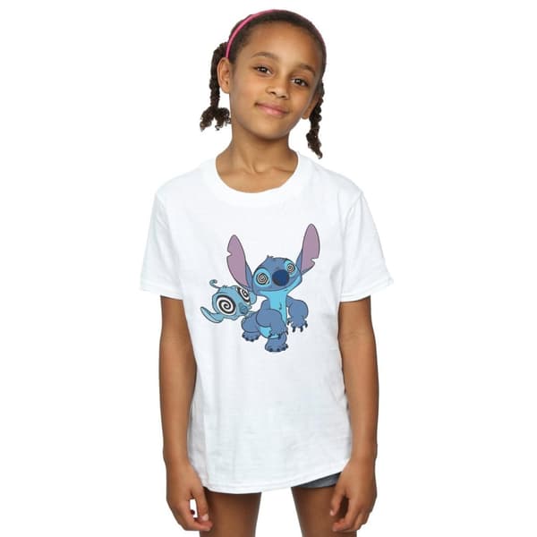 Disney Lilo And Stitch Hypnotized T-shirt i bomull för flickor
