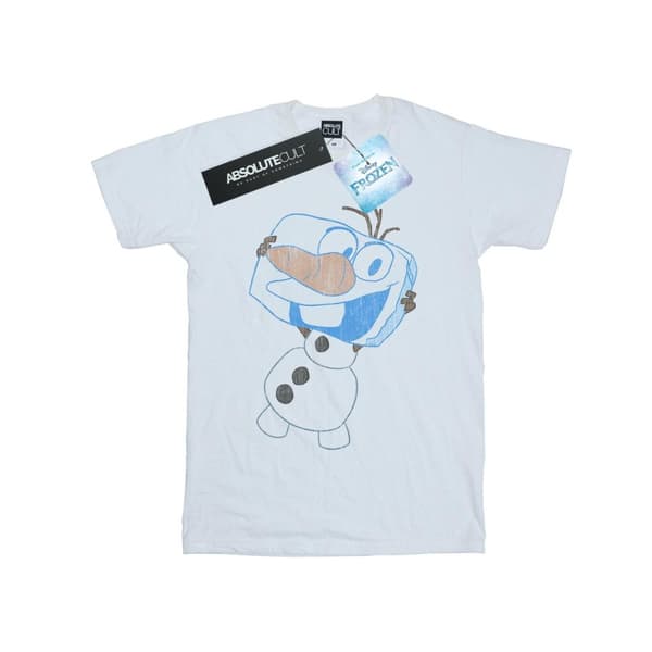 Disney Frozen Olaf Ice Cube bomulls-T-shirt för flickor
