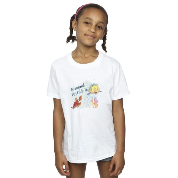 Disney Den lilla sjöjungfruns klubb T-shirt i bomull för flickor