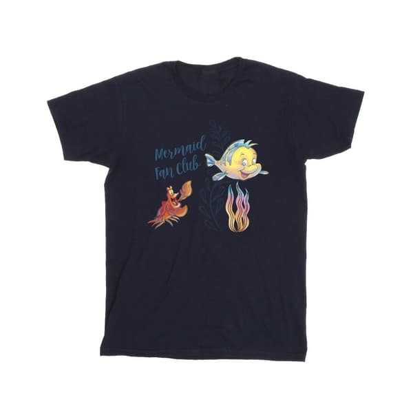 Disney Den lilla sjöjungfruns klubb T-shirt i bomull för flickor