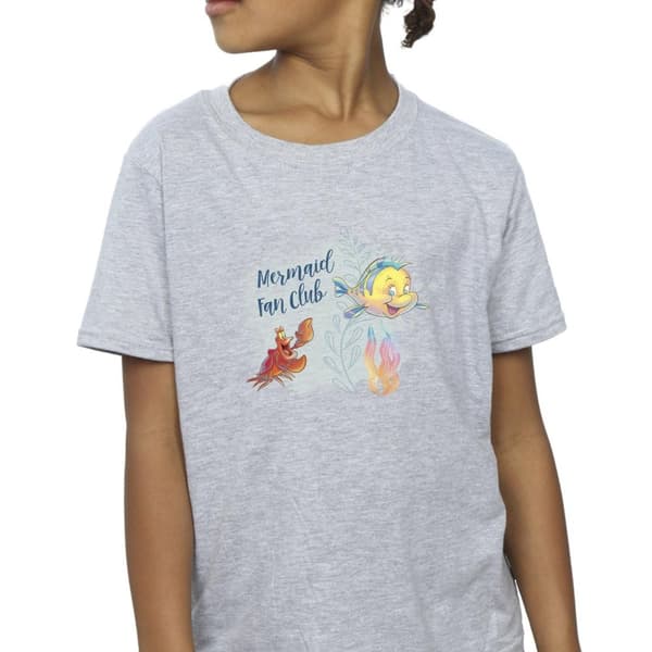 Disney Den lilla sjöjungfruns klubb T-shirt i bomull för flickor