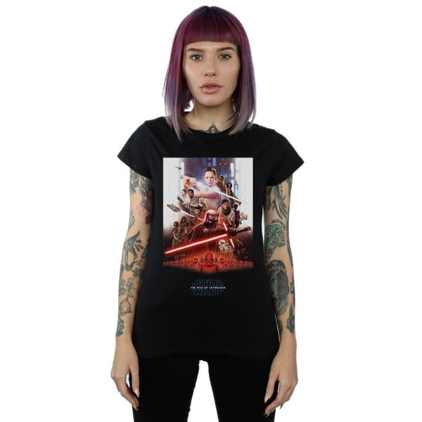 Star Wars: The Rise of Skywalker Womens/Ladies Star Wars The Rise Of Skywalker Poster Cotton T-Shirt