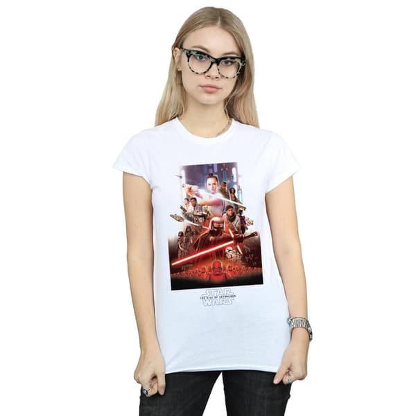 Star Wars: The Rise of Skywalker Womens/Ladies Star Wars The Rise Of Skywalker Poster Cotton T-Shirt