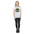 Miniatyrbild 4 av 5: Harry Potter T-shirt i bomull med julkrans för damer/damer