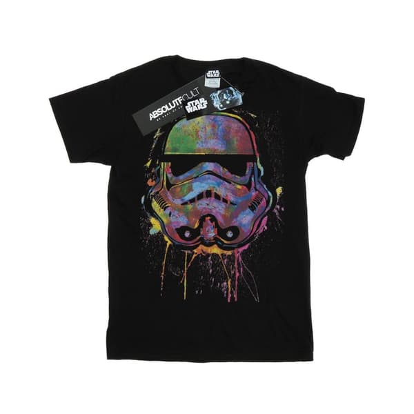 Star Wars T-shirt i bomull med färgstänk från Stormtrooper för flickor