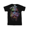 Miniatyrbild 1 av 5: Star Wars T-shirt i bomull med färgstänk från Stormtrooper för flickor
