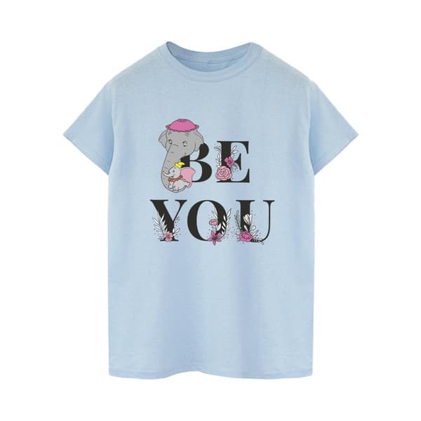 Disney Womens/Ladies Dumbo Be You Cotton Boyfriend T-Shirt