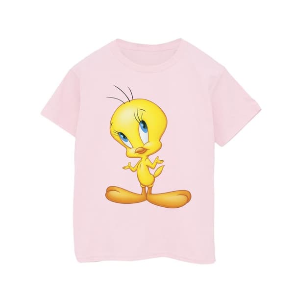 Looney Tunes Girls Tweety Standing Cotton T-Shirt
