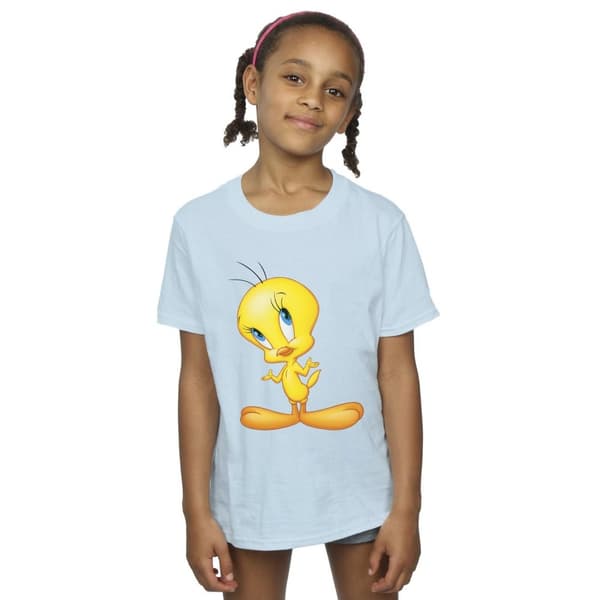 Looney Tunes Girls Tweety Standing Cotton T-Shirt