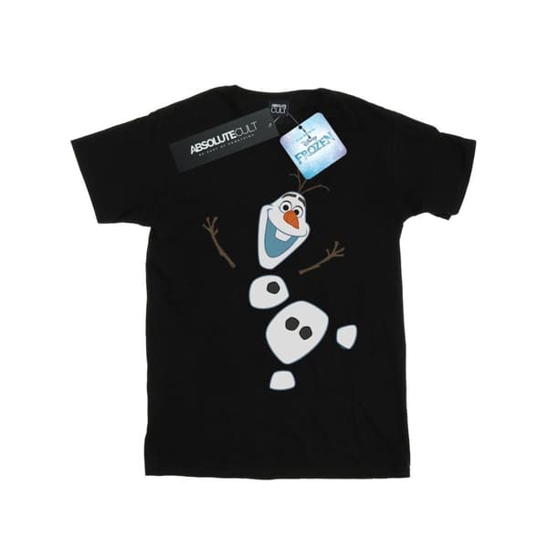Disney Frozen Olaf T-shirt i bomull med dekonstruerad design för flickor