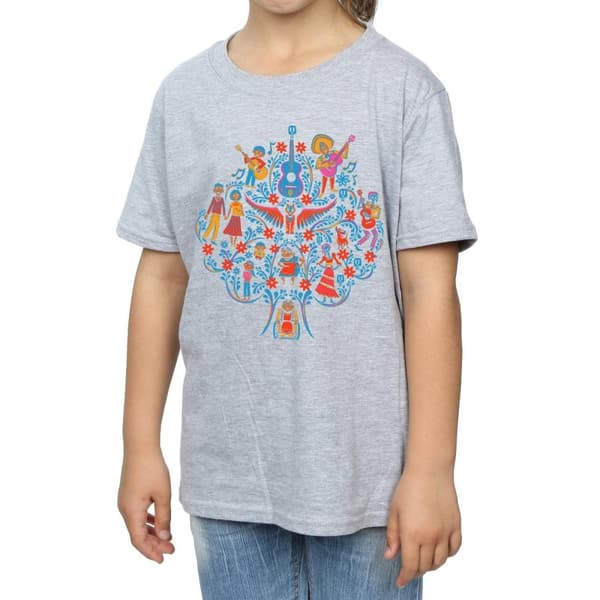 Disney T-shirt i bomull med Coco-trädmönster för flickor