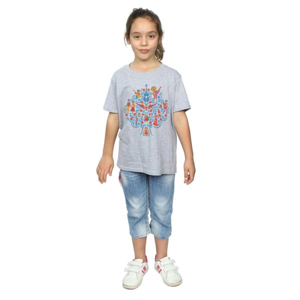 Disney T-shirt i bomull med Coco-trädmönster för flickor
