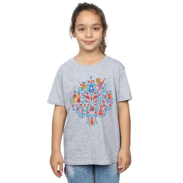 Disney T-shirt i bomull med Coco-trädmönster för flickor