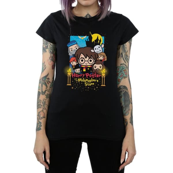 Harry Potter Dam/Tjej Philosopher´s Stone Junior Bomulls-T-shirt