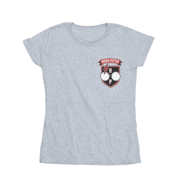 Harry Potter Womens/Ladies Toon Glasses Pocket Cotton T-Shirt