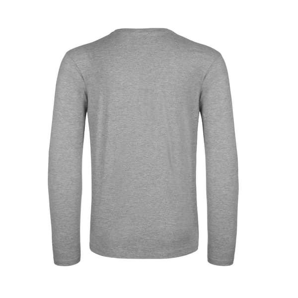 B&C Mens #E190 Cotton Blend Long-Sleeved T-Shirt