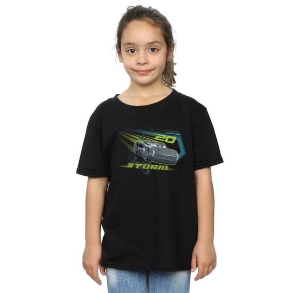 Disney Girls Cars Jackson Storm Cotton T-Shirt
