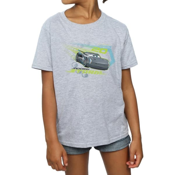 Disney Girls Cars Jackson Storm Cotton T-Shirt