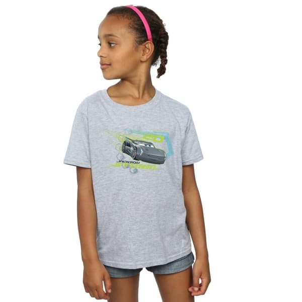 Disney Girls Cars Jackson Storm Cotton T-Shirt