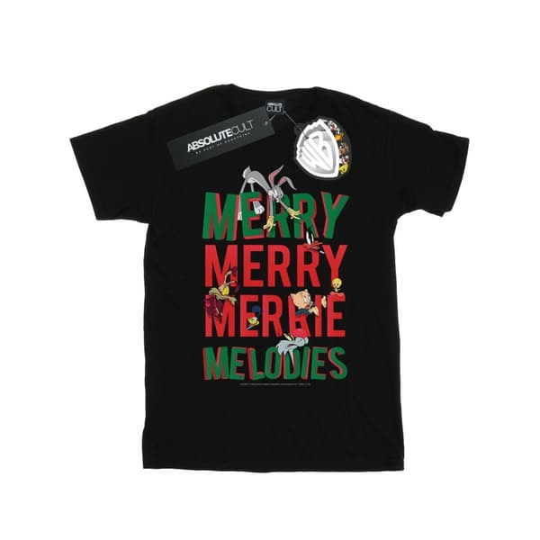 Looney Tunes T-shirt i bomull för flickor - Merry Merrie Melodies