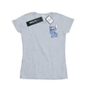 Miniatyrbilde 1 av 3: Disney Womens/Ladies Lilo And Stitch Stitch Backside Breast Print Cotton T-Shirt