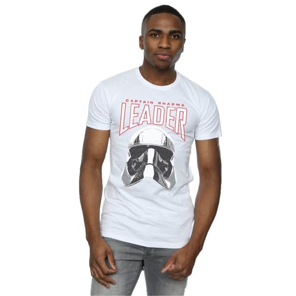 Star Wars Mens The Last Jedi Leader Helmet T-Shirt