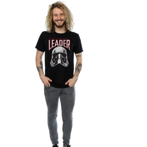 Star Wars Mens The Last Jedi Leader Helmet T-Shirt