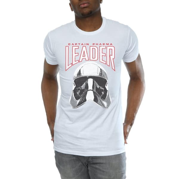 Star Wars Mens The Last Jedi Leader Helmet T-Shirt