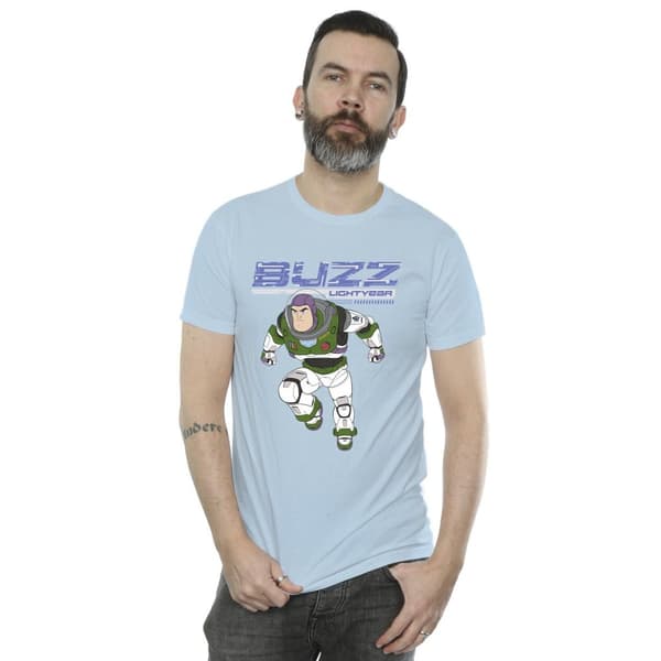 Disney Mens Lightyear Buzz Jump To Action T-Shirt