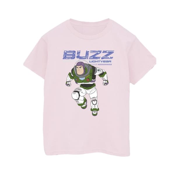 Disney Mens Lightyear Buzz Jump To Action T-Shirt Baby Pink XL
