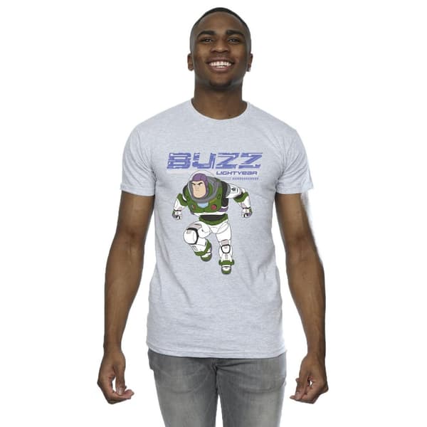 Disney Mens Lightyear Buzz Jump To Action T-Shirt