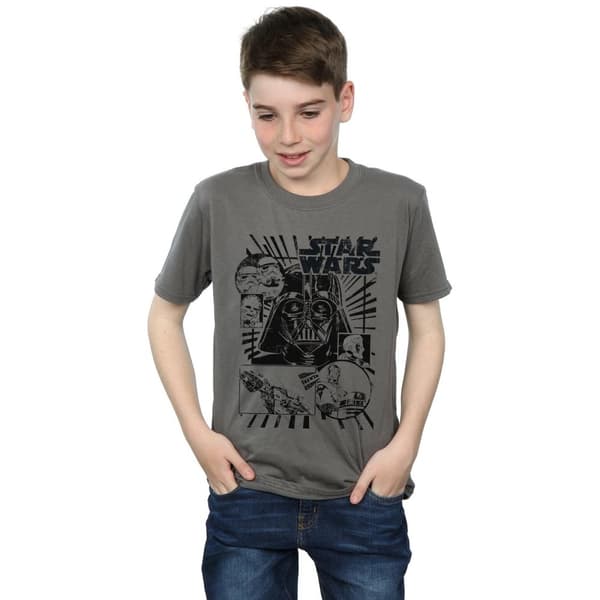Star Wars Boys Darth Vader Montage T-Shirt