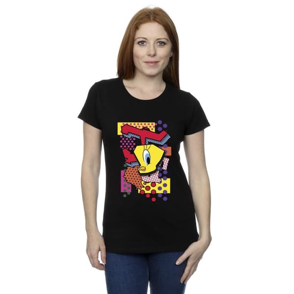 Looney Tunes Womens/Ladies Tweety Pop Art Cotton T-Shirt