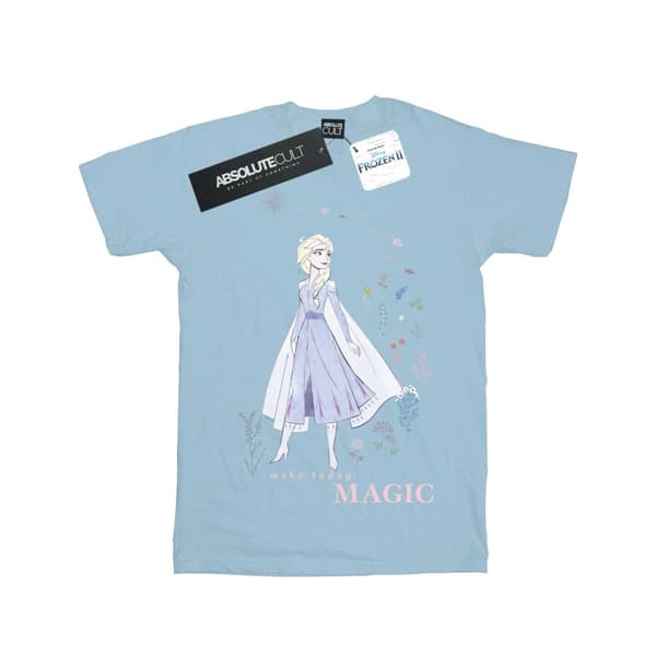 Disney Frozen 2 Elsa Make Today Magic T-shirt i bomull för flickor