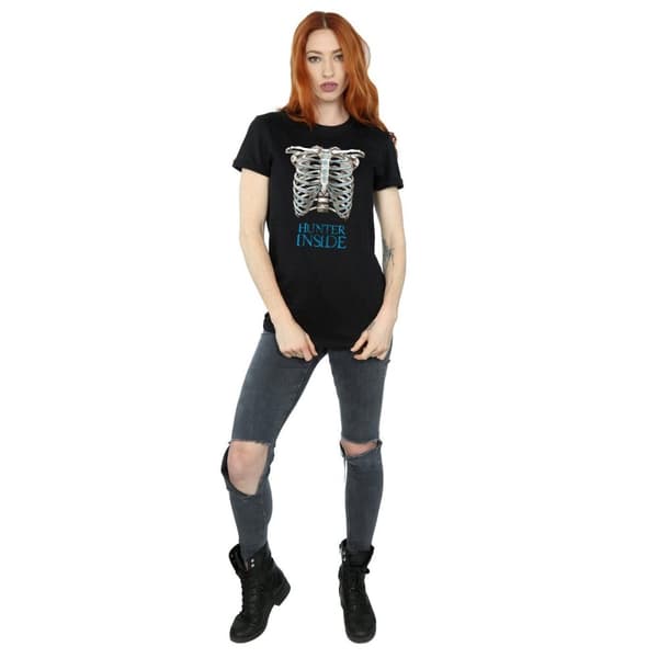 Supernatural Dam/Tjej - Hunter - Boyfriend-t-shirt i bomull med insida