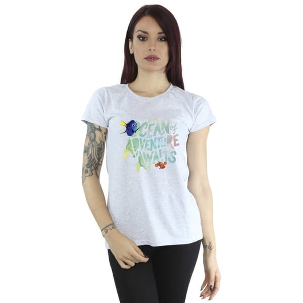 Disney Finding Dory Ocean Of Adventure - bomulls-T-shirt för damer/kvinnor