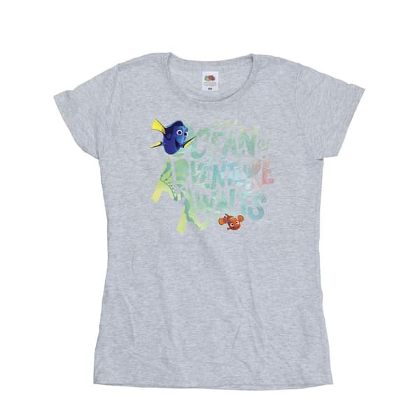 Disney Finding Dory Ocean Of Adventure - bomulls-T-shirt för damer/kvinnor