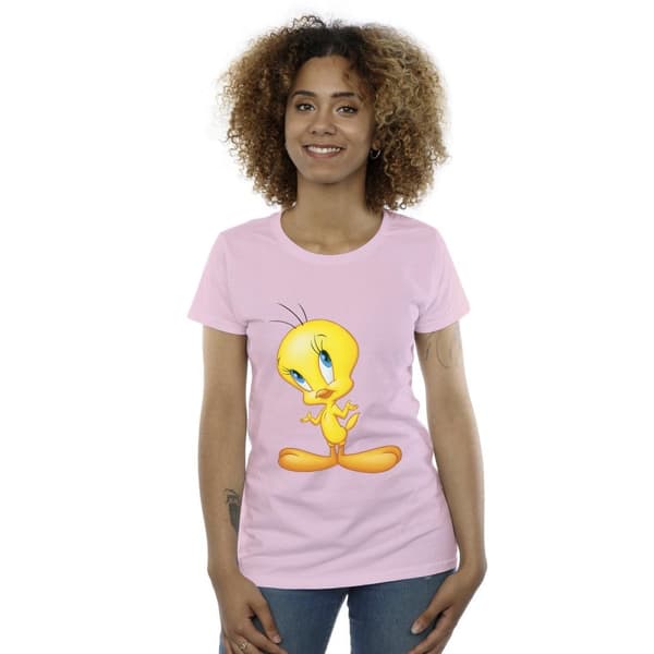 Looney Tunes Womens/Ladies Tweety Standing Cotton T-Shirt