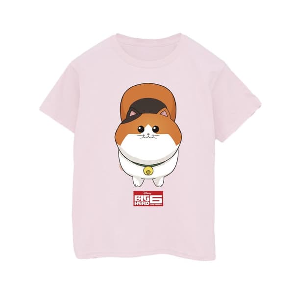 Disney Dam/kvinnor Big Hero 6 Baymax Kitten Face Boyfriend T-shirt i bomull