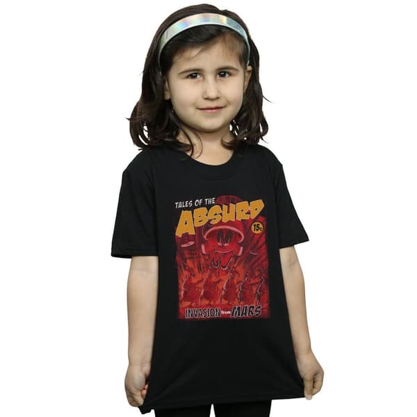 Looney Tunes T-shirt i bomull för flickor - Invasion From Mars