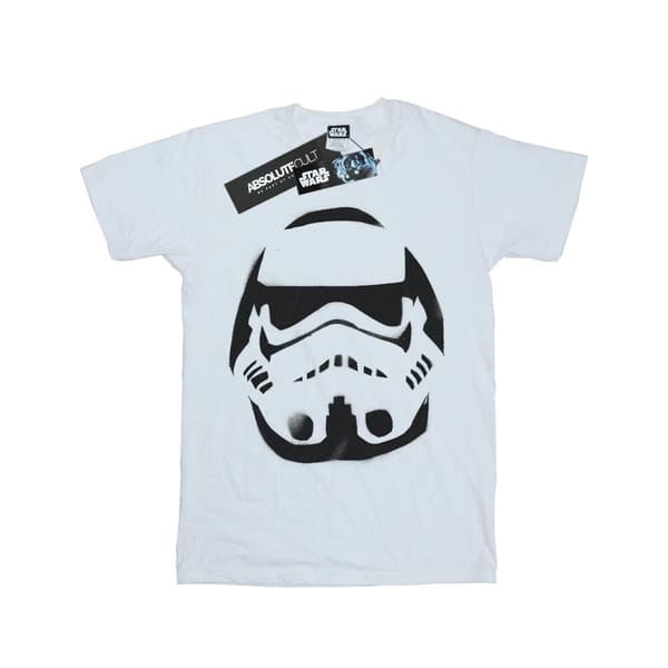 Star Wars T-shirt i bomull med hjälmspray från Stormtrooper för flickor