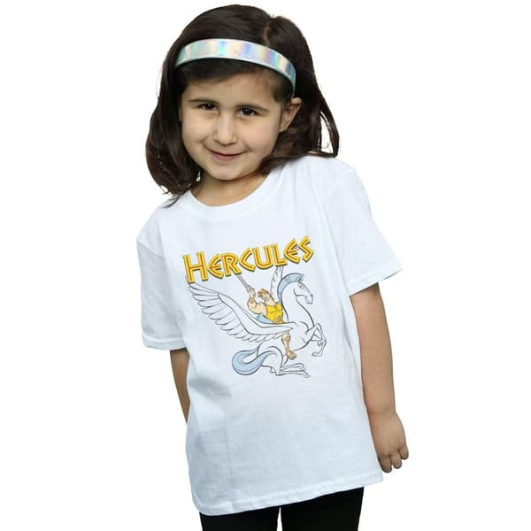 Disney Girls Hercules With Pegasus Cotton T-Shirt