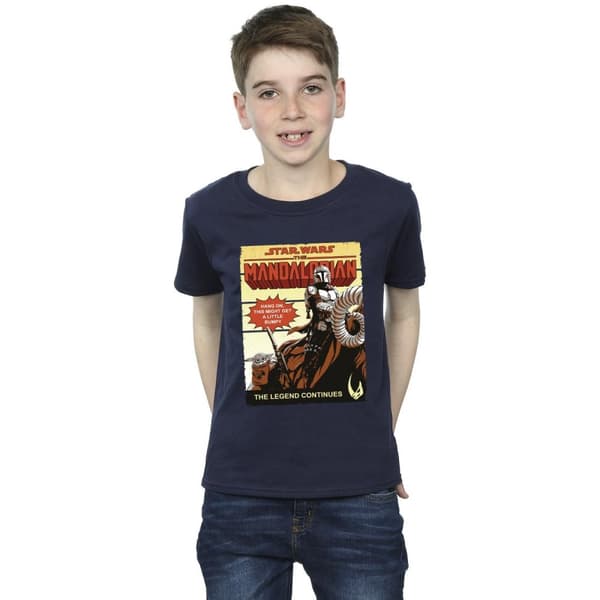 Star Wars The Mandalorian Boys Bumpy Ride T-Shirt