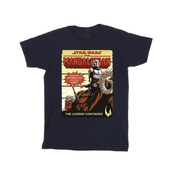 Star Wars The Mandalorian Boys Bumpy Ride T-Shirt