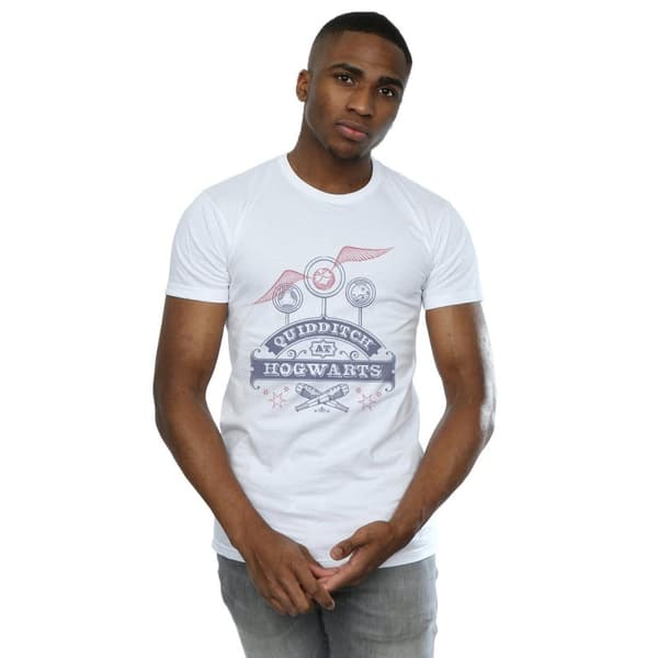 Harry Potter Mens Quidditch At Hogwarts T-Shirt