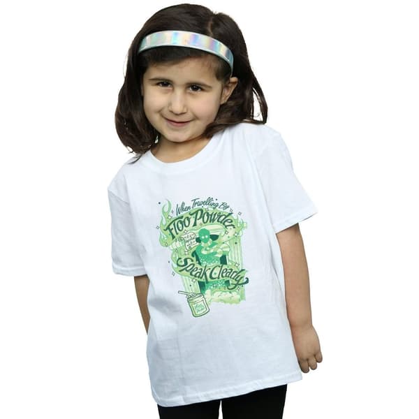 Harry Potter Floo Powder bomulls-T-shirt för flickor