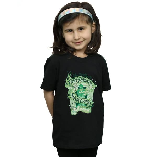 Harry Potter Floo Powder bomulls-T-shirt för flickor