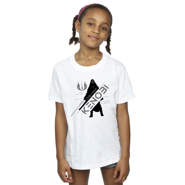 Star Wars Girls Obi-Wan Kenobi Jedi Knight Cotton T-Shirt