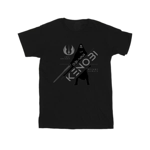 Star Wars Girls Obi-Wan Kenobi Jedi Knight Cotton T-Shirt